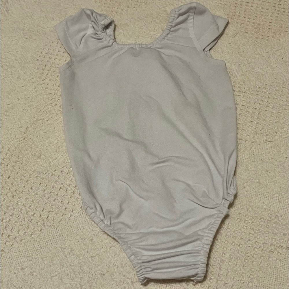 Baileys blossom white leotard